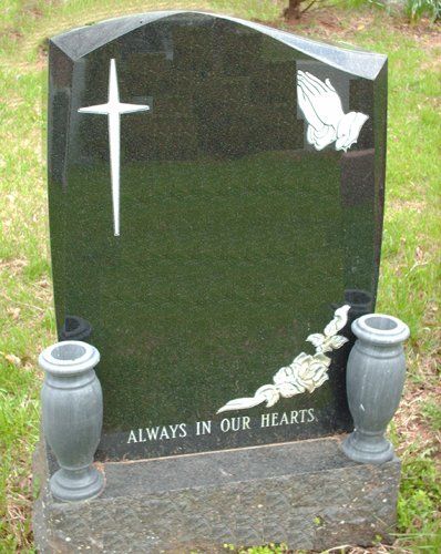 Headstone with Ashes Design — Bedford Village, NY — CJ Stones