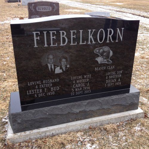 Fiebelkorn Polished 5 Etching Jet Black Serp Top Skin Frosted Lettering Upright