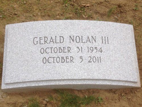 Gerald Nolan's Monument — Bedford Village, NY — CJ Stones