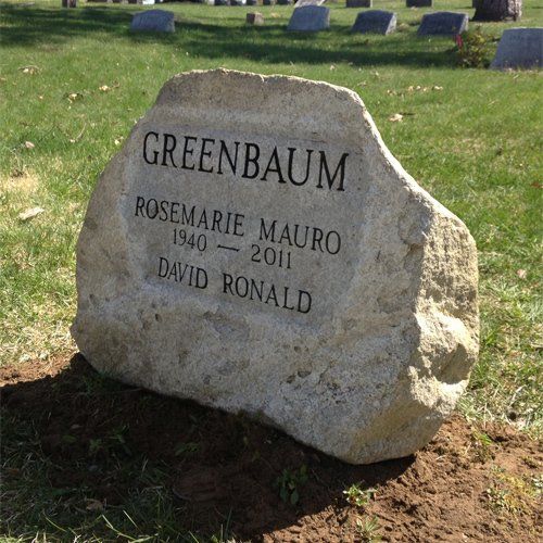 Greenbaum Printed Tombstone — Bedford Village, NY — CJ Stones