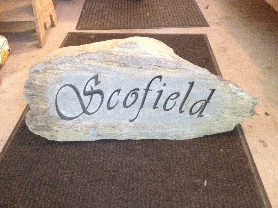 Natural Stone with Scofield Print — Bedford Village, NY — CJ Stones