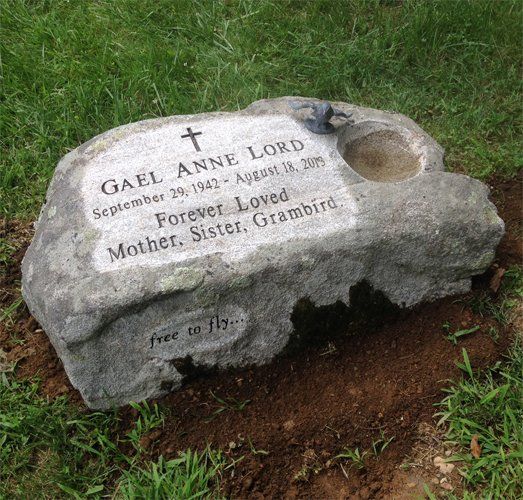 Gael Anne Tombstone — Bedford Village, NY — CJ Stones