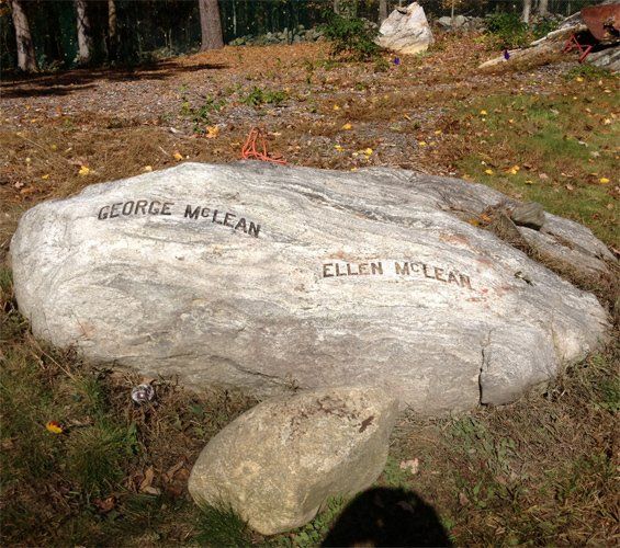 Natural Tombstone — Bedford Village, NY — CJ Stones