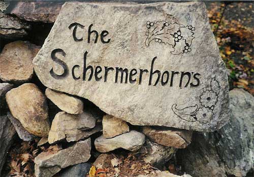 The Schermerhorns Stone — Bedford Village, NY — CJ Stones