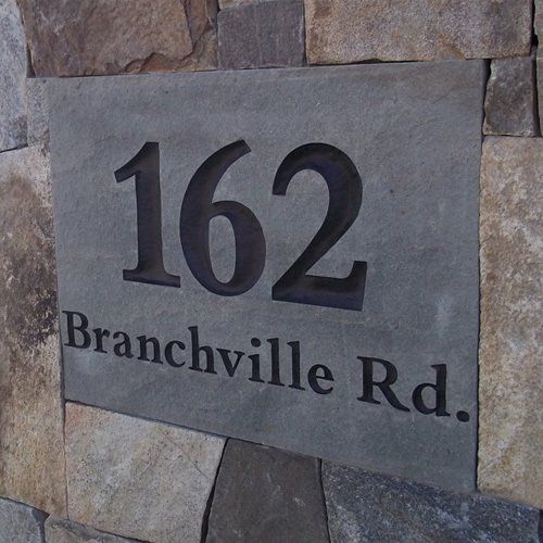 162 Branchville Road Stone Print — Bedford Village, NY — CJ Stones