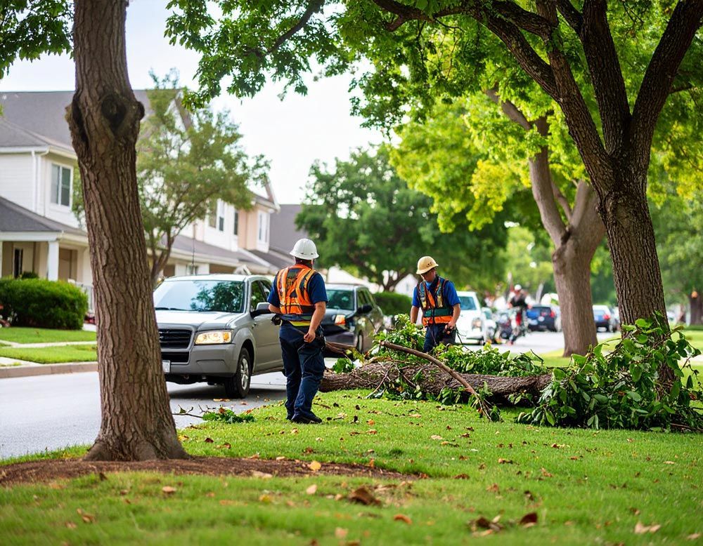 Emergency Fall Tree Clearing Services for Residential Area in Boise, Idaho