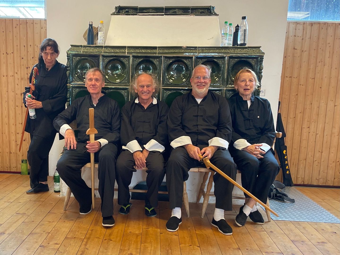 Tai Chi Schüler entspannen