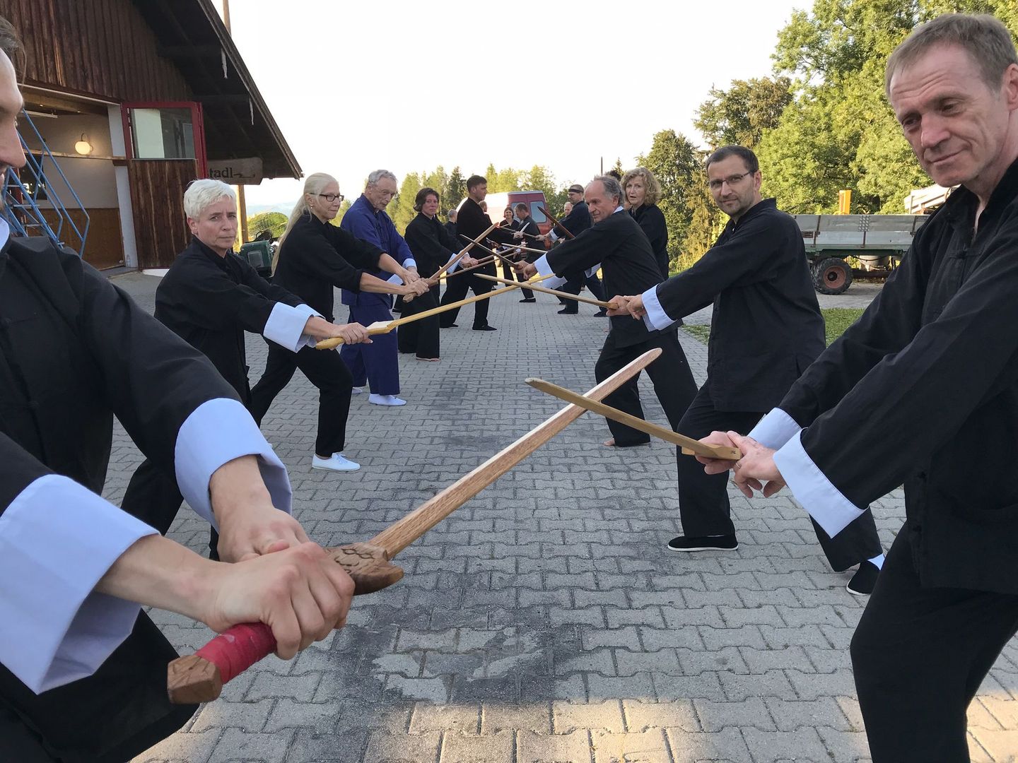 Schwertübung mit Partner