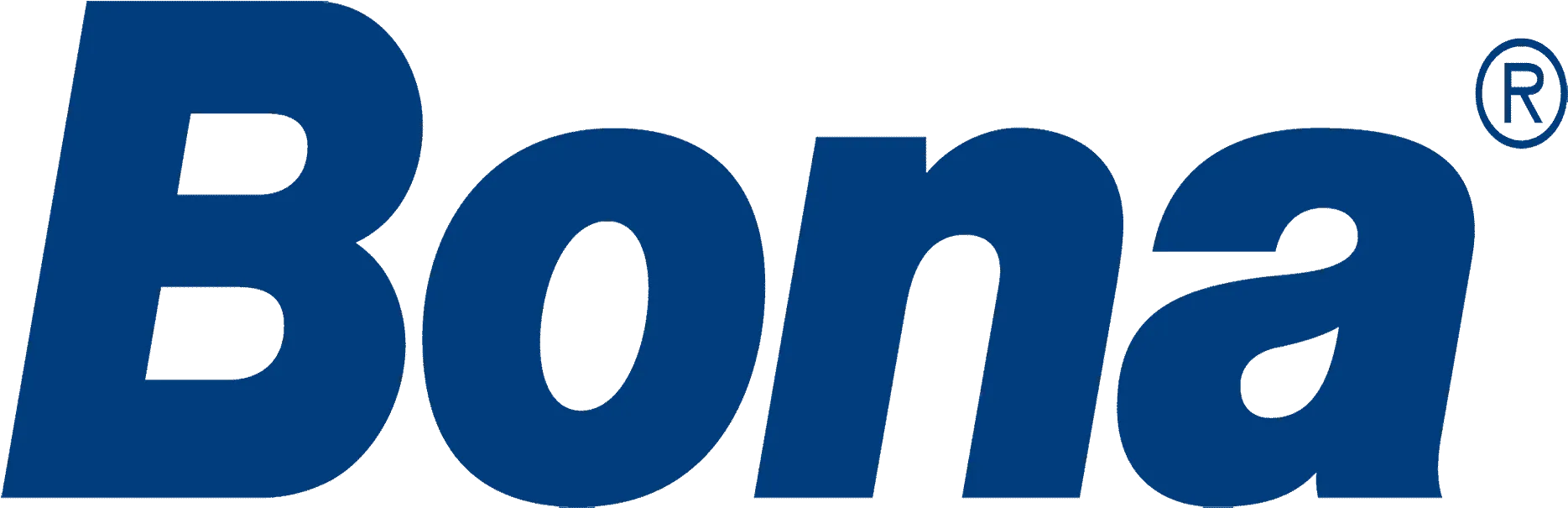 The word bona is written in blue letters on a white background.