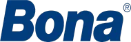 The word bona is written in blue letters on a white background.