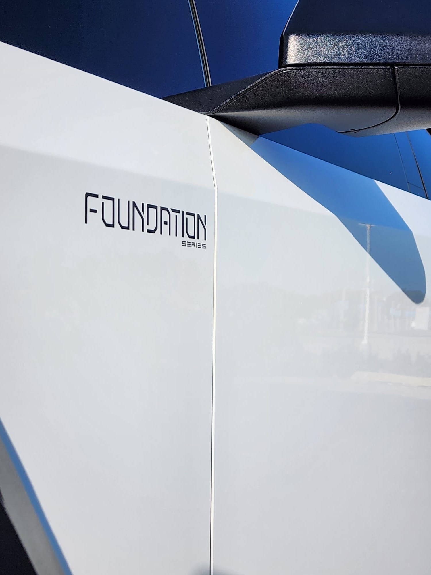 White vehicle door with 