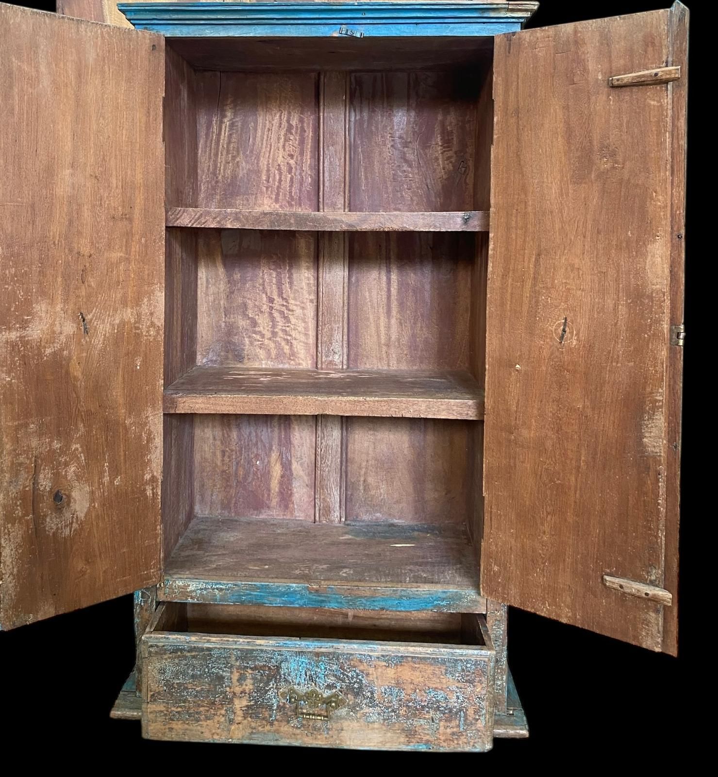 Kast India blauw