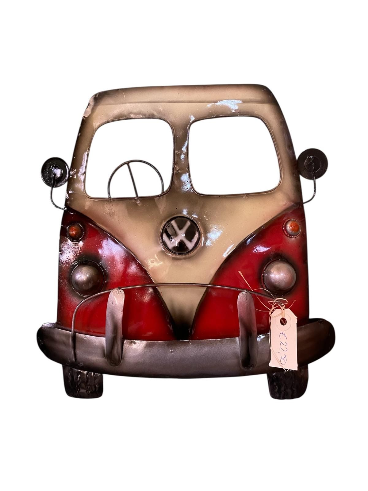 Retro VW Busje Decoratief Model (Groen of Rood)