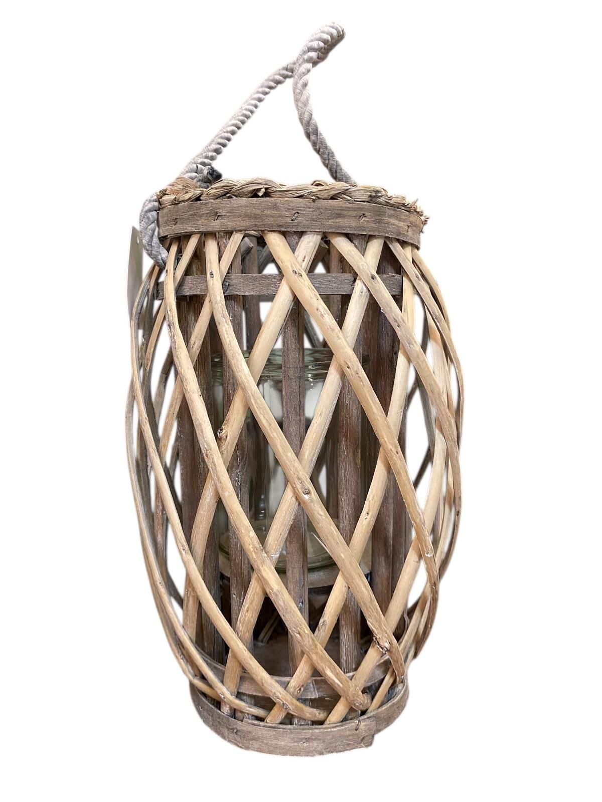 Houten Windlicht 30 cm Hoog