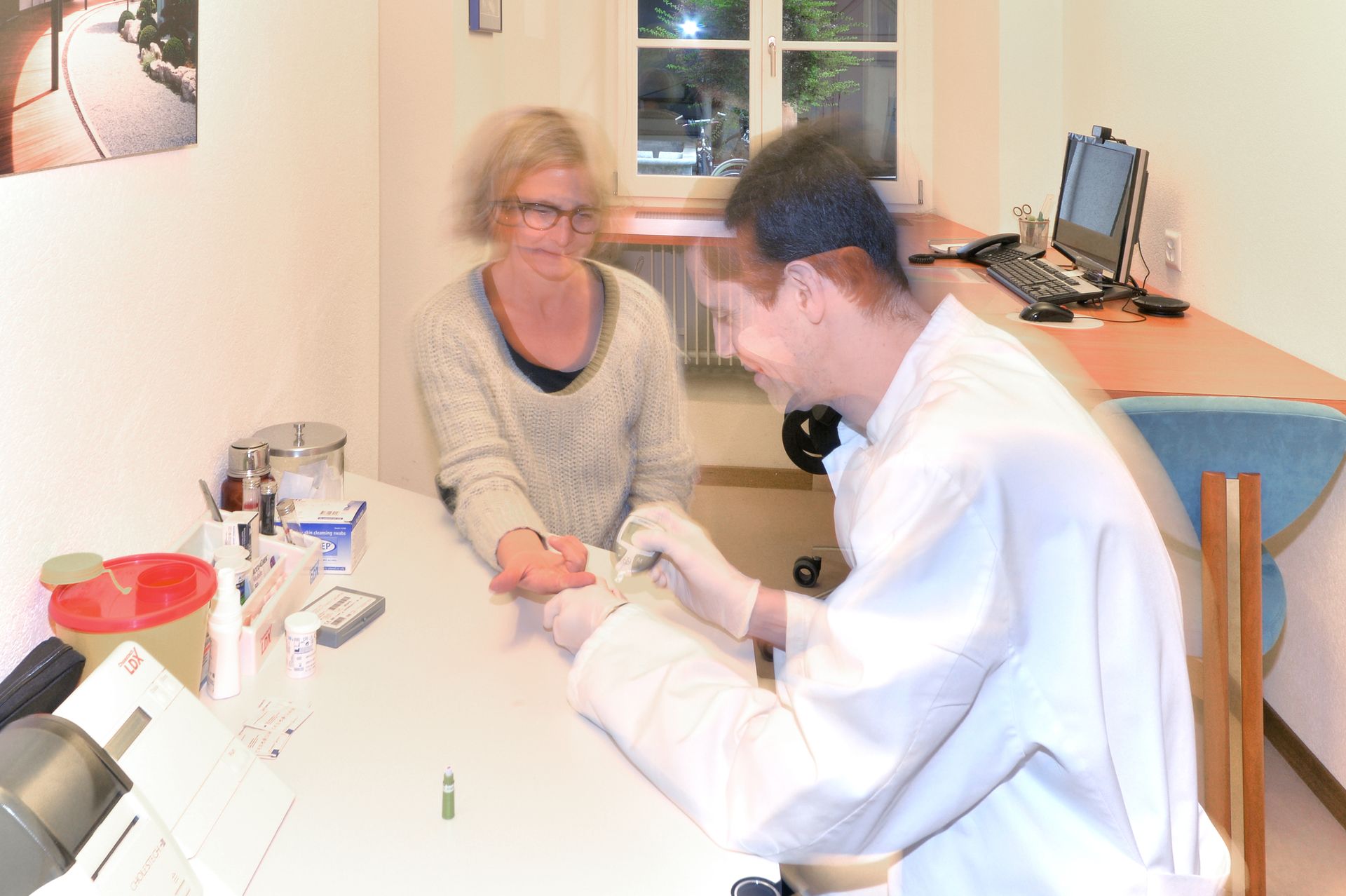 Blutabnahme Apotheke Dr. Lanz AG, Langenthal