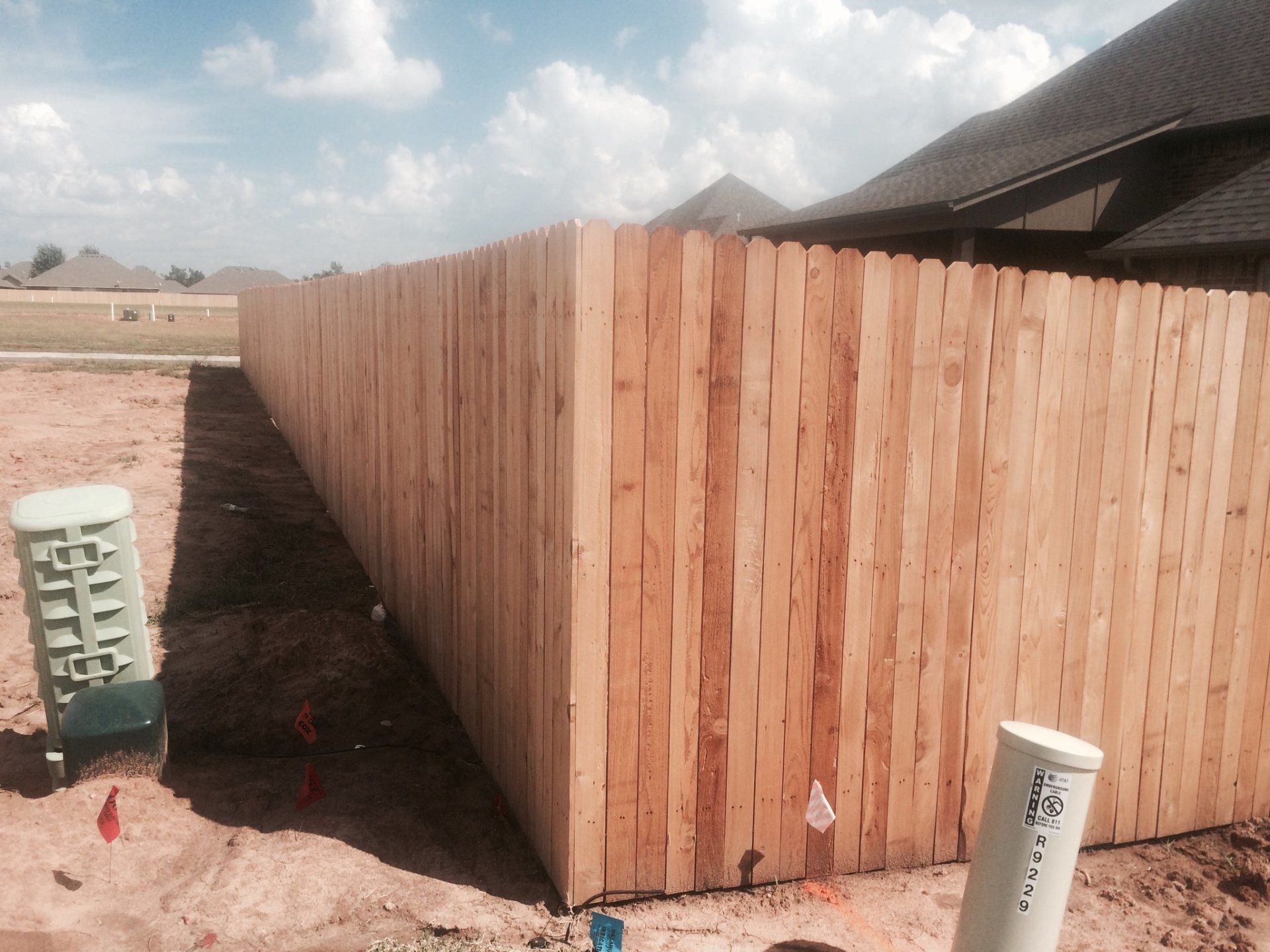 Modern Oxford Brown Fence — Light Colored Oxford Brown Fence in Oklahoma City, OK