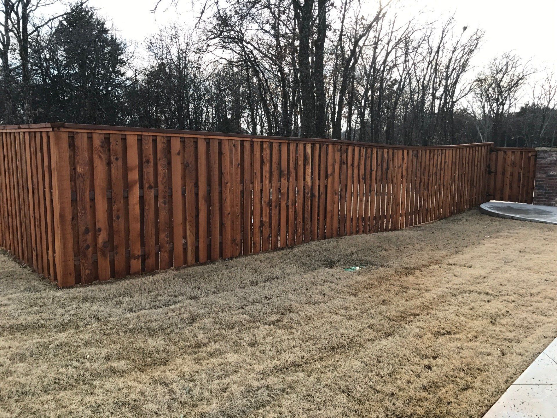 Fine Cedar Tone — Wood Fences on the House in Oklahoma City, OK