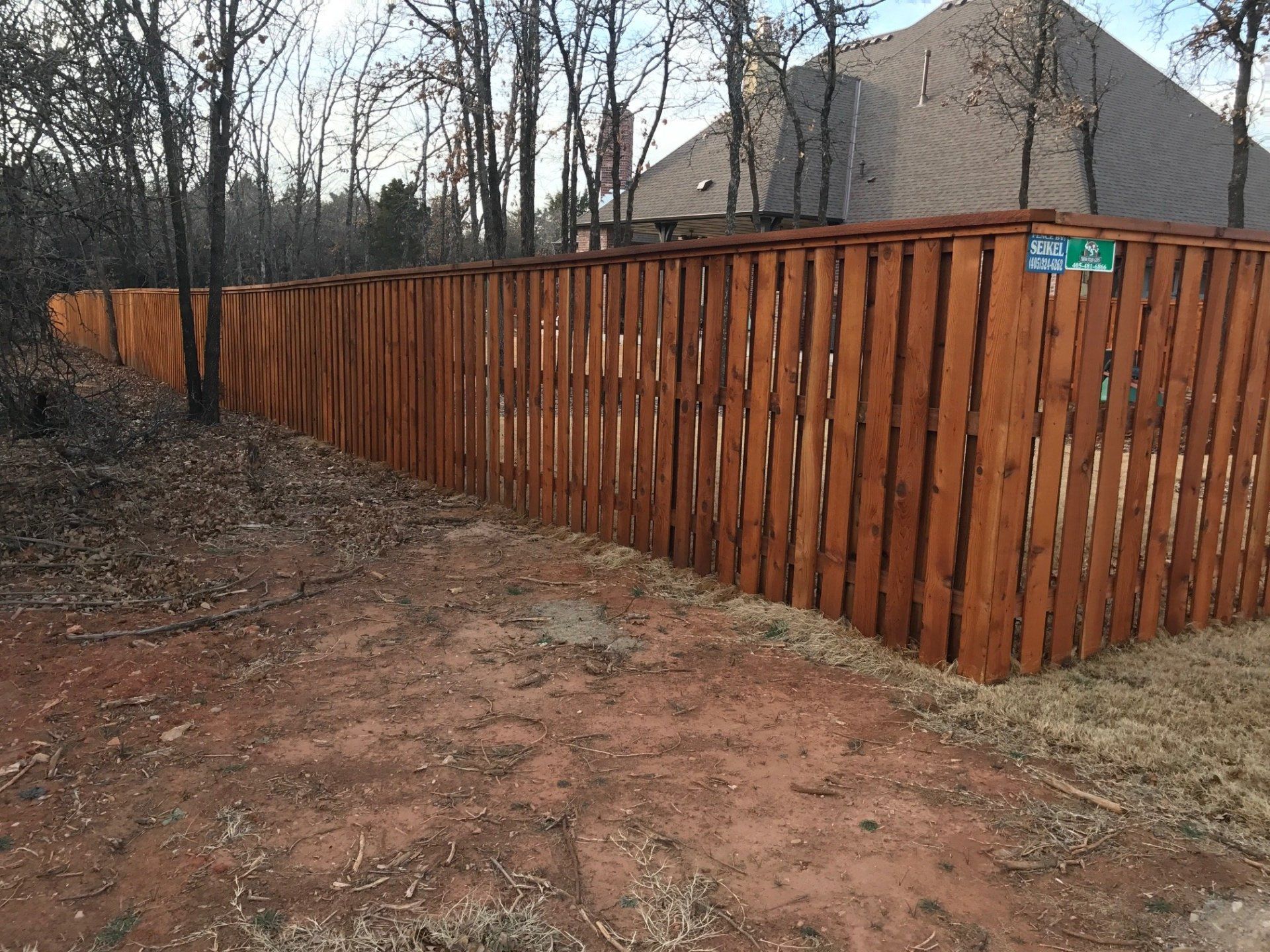 Cedar Tone — Brand New Fence in Oklahoma City, OK