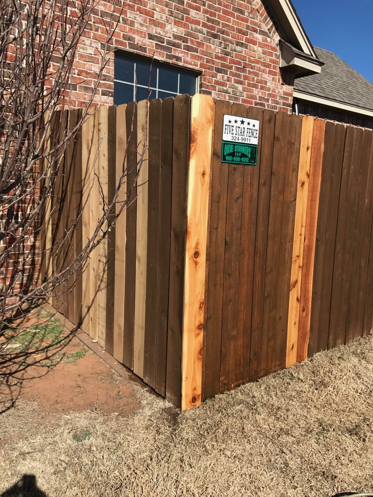 Coffee Brown Best Fence — House Coffee Brown Fence in Oklahoma City, OK