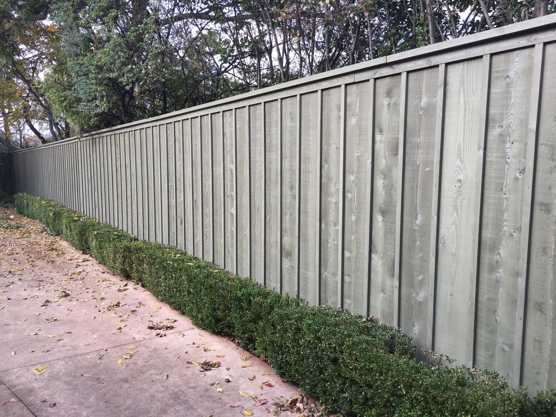 Greystone Fence — Grey Colored Fence Installed in Oklahoma City, OK
