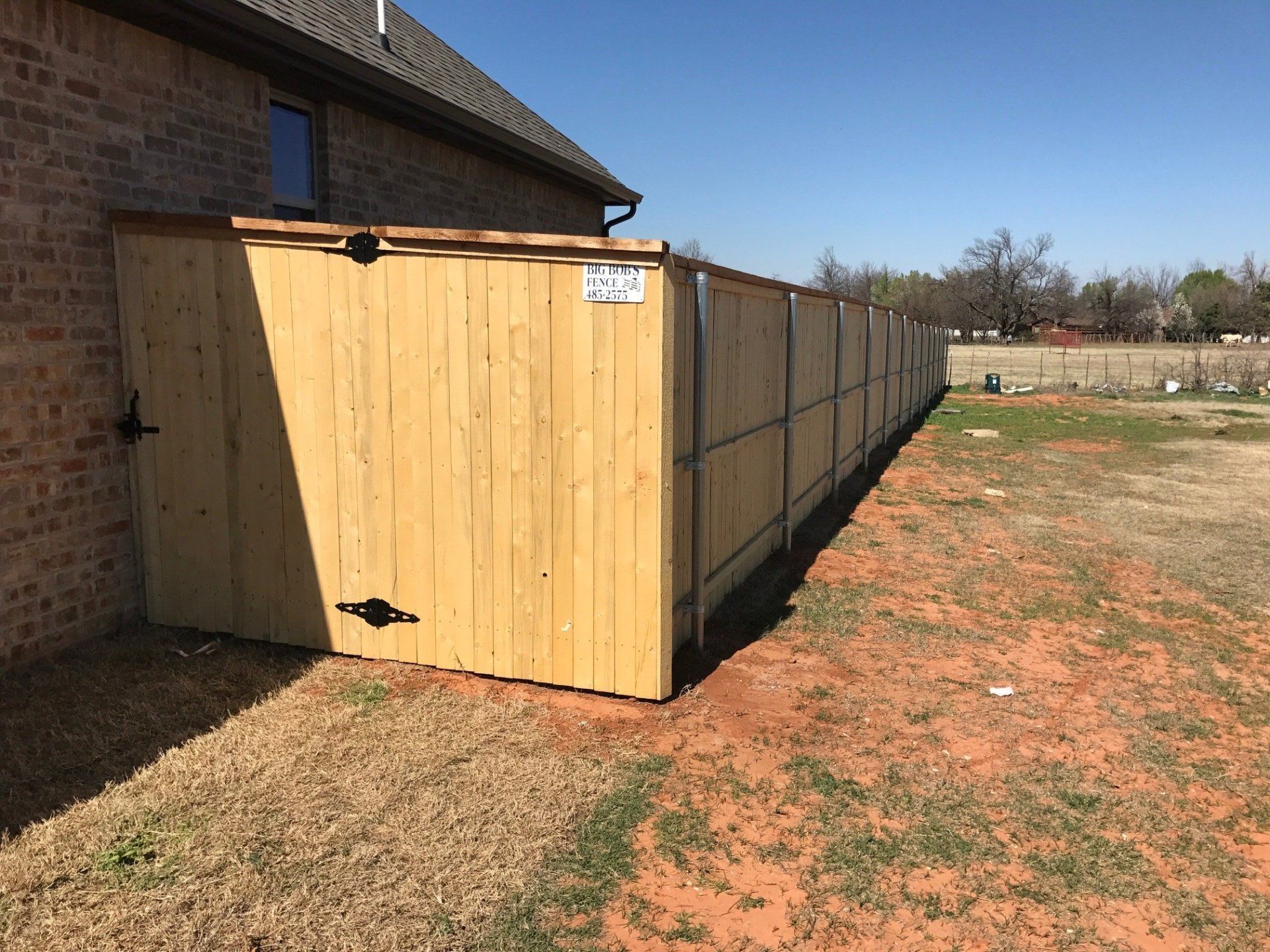 Modern Leatherwood Fence — Brand New Fence on Oklahoma City, OK