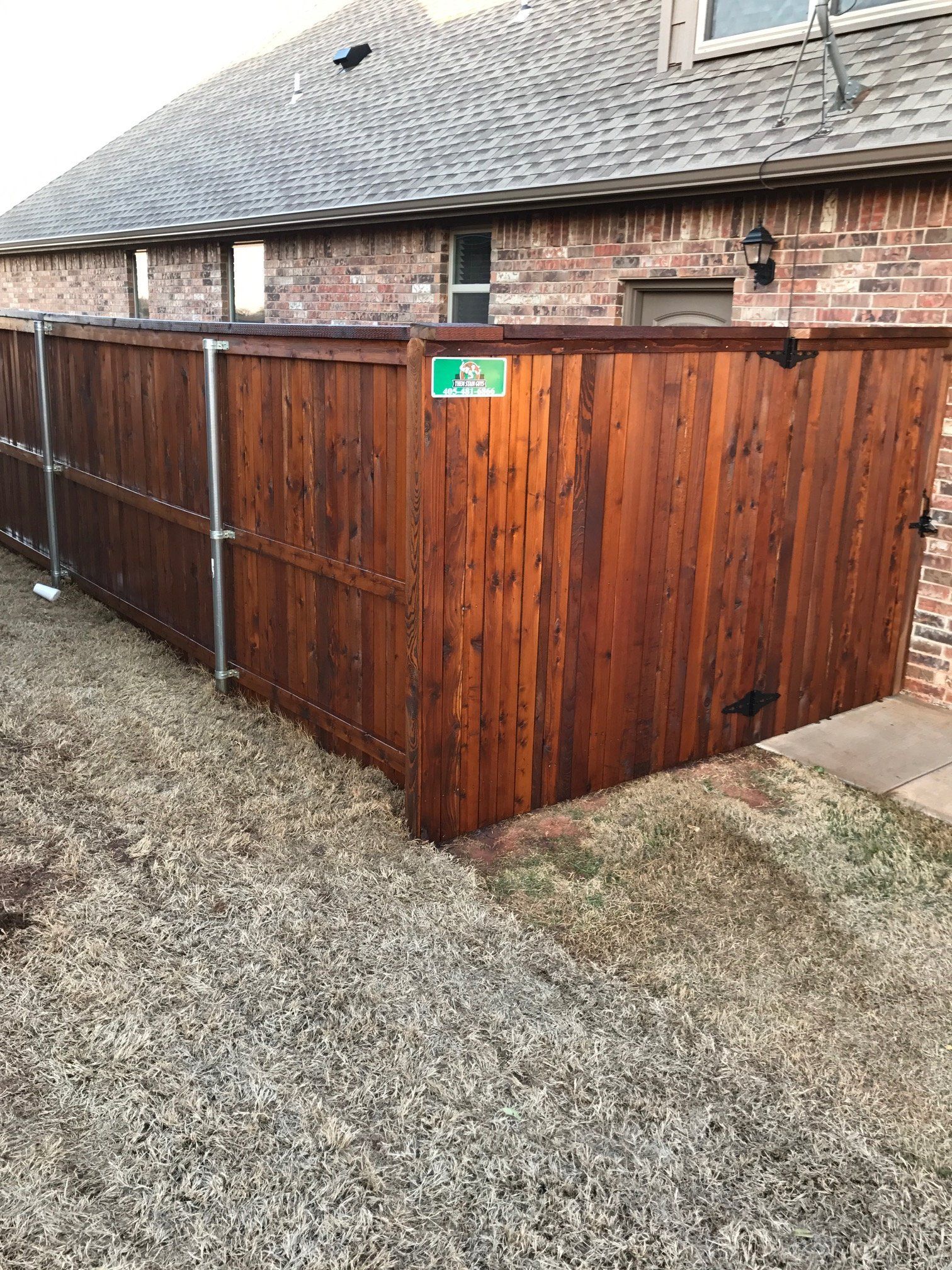 Leatherwood Fence — New Fences on Yard in Oklahoma City, OK