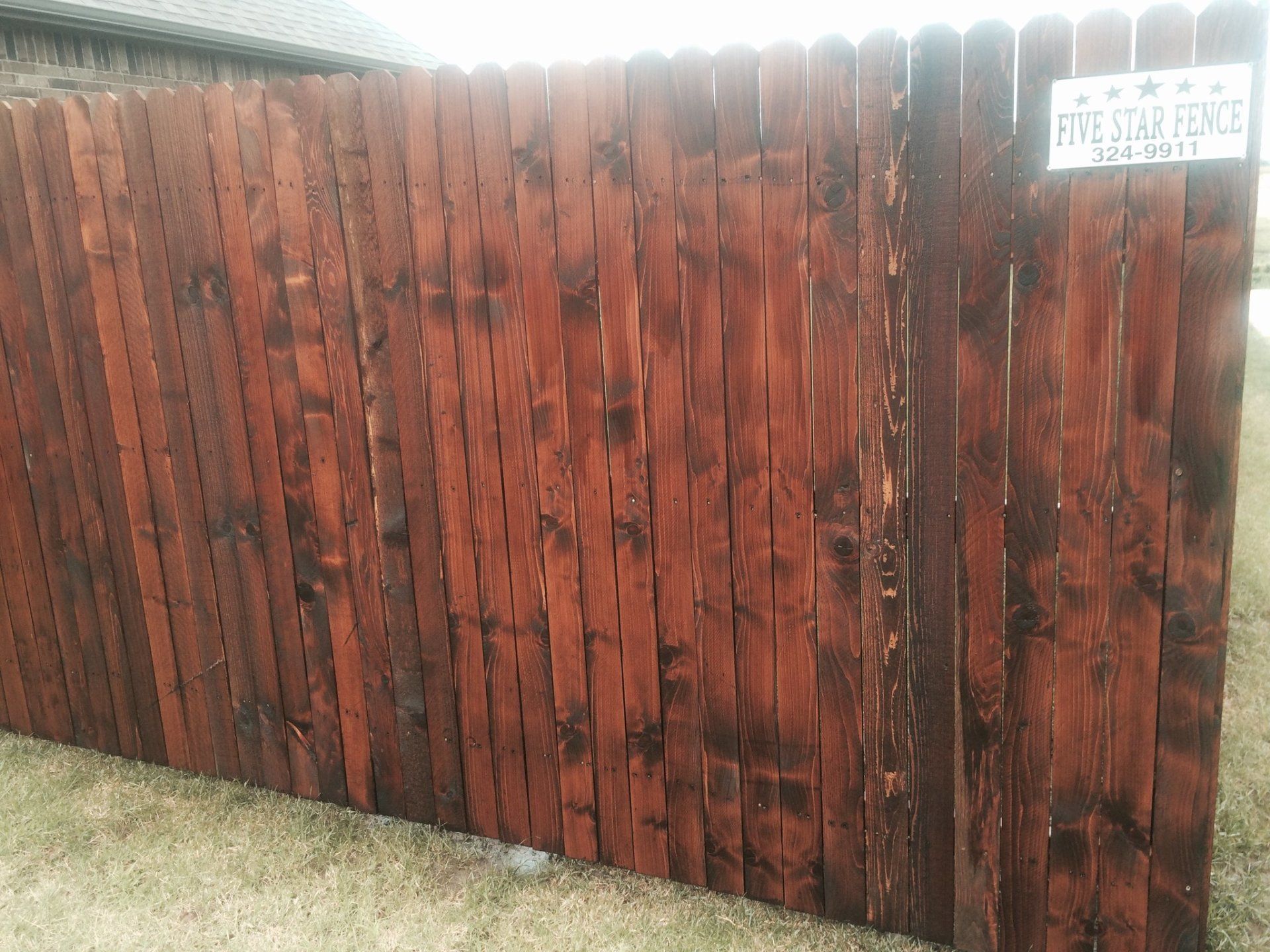 High Resistance Oxford Brown Fence — Dark Brown Colored Fence in Oklahoma City, OK