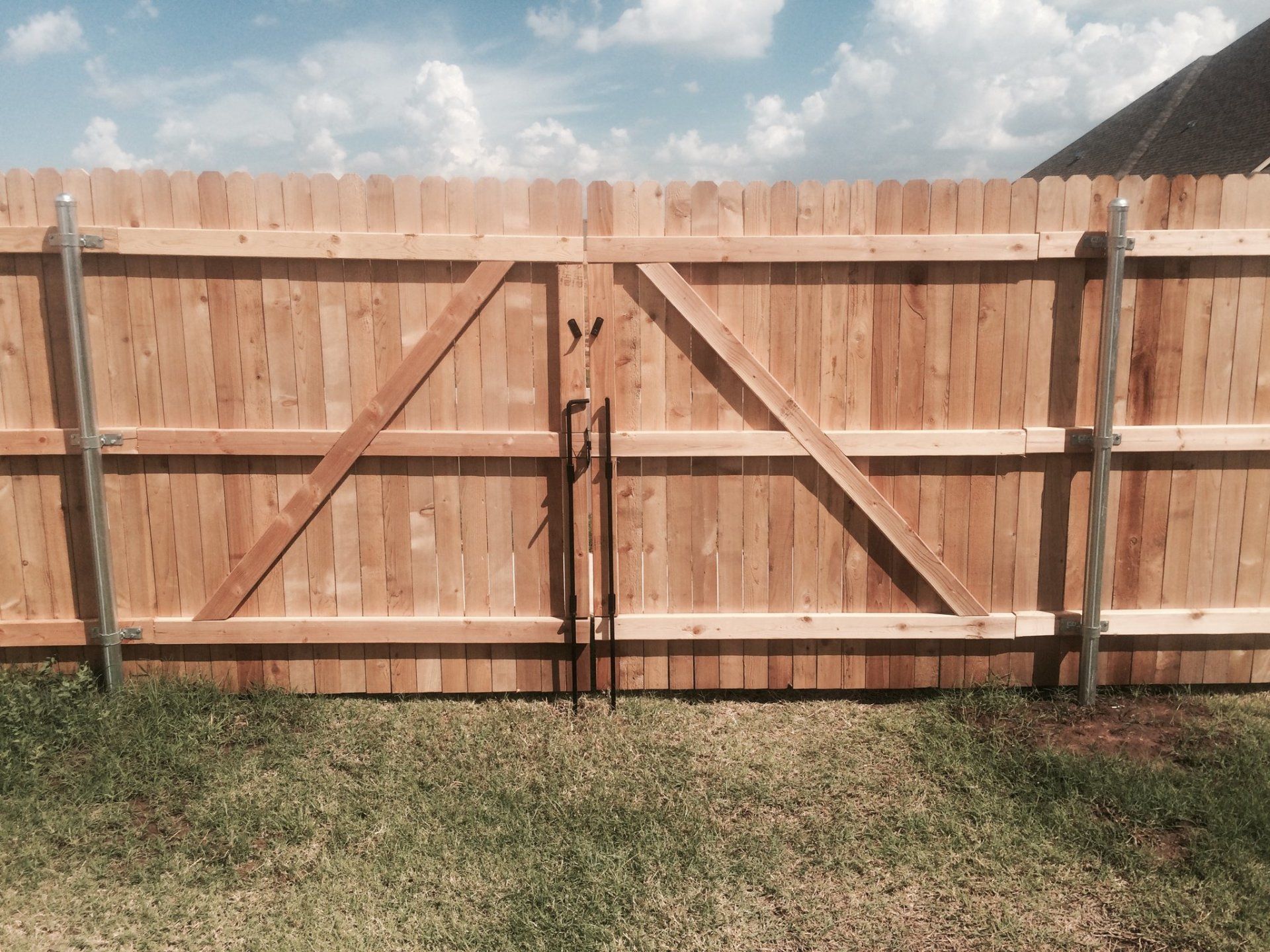 Oxford Brown High Resistance Fence — Oxford Brown Door Fence in Oklahoma City, OK