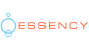 Essency logo: Blue circles form a design on the left, orange text spelling "ESSENCY".