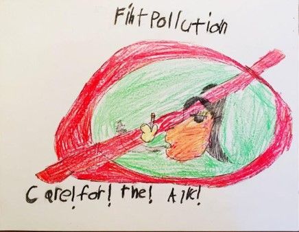 drawong that a child made for a community project