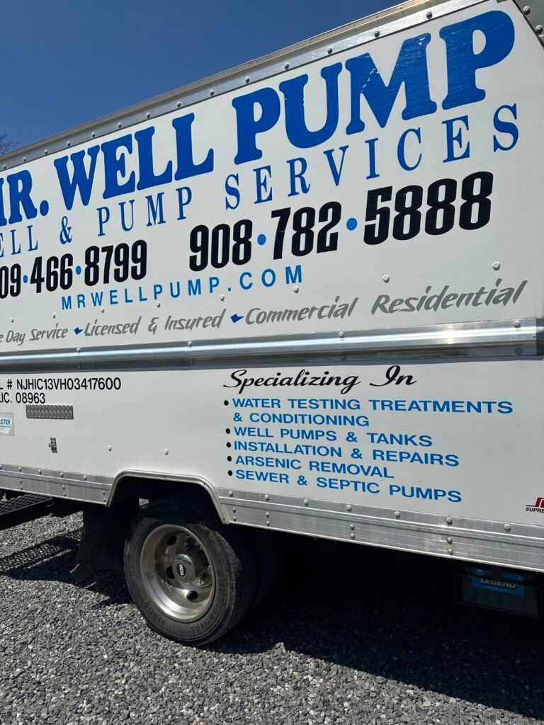 A Well Pump Service Truck Is Parked On Gravel - Lambertville, NJ - Mr. Well Pump