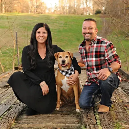 Couple with their Dog — Winston-Salem, NC — A Dog's Purpose