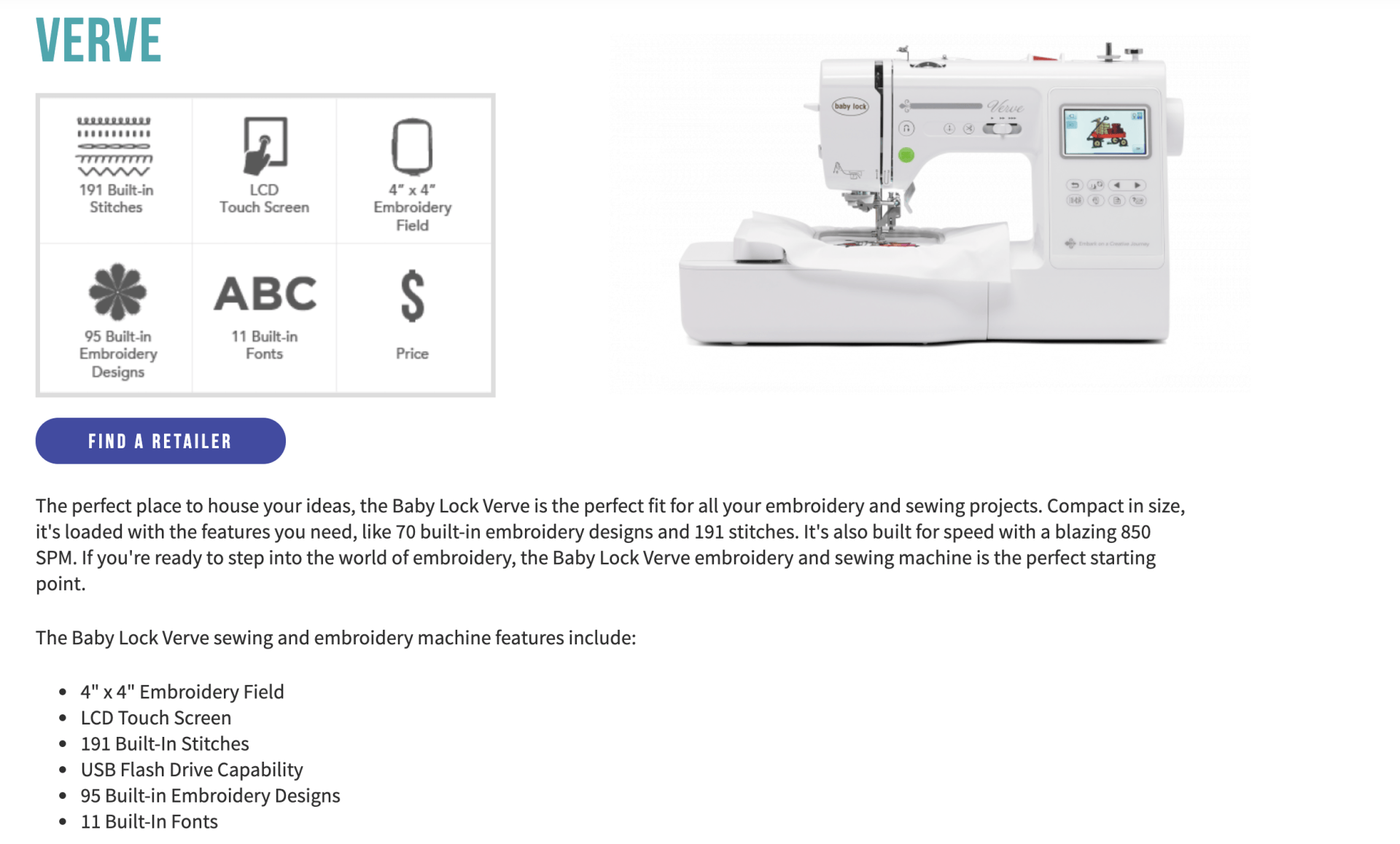 Frye's Sweeper & Sewing Baby Lock Lineup