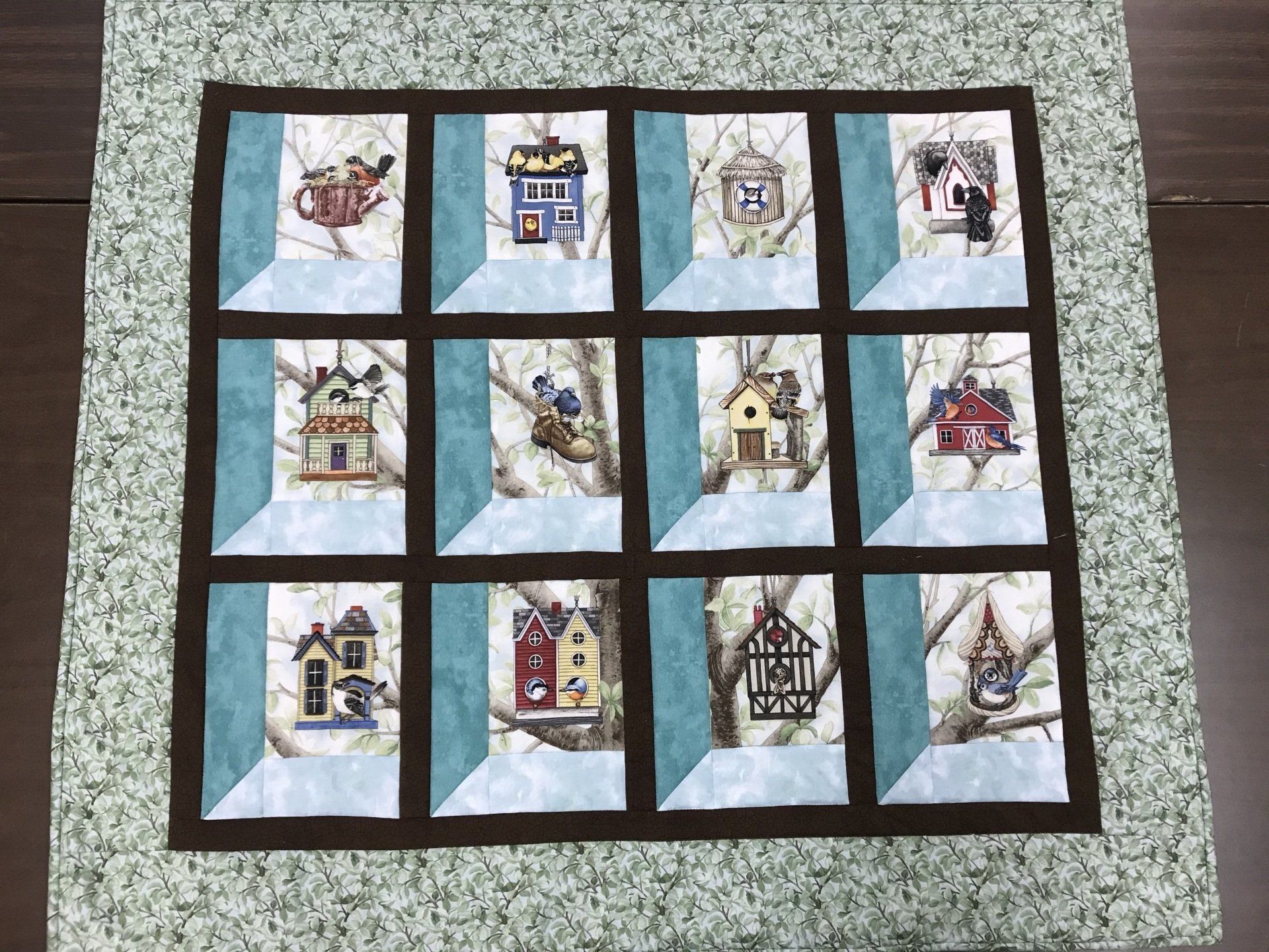 Attic window birds wall hanging $125