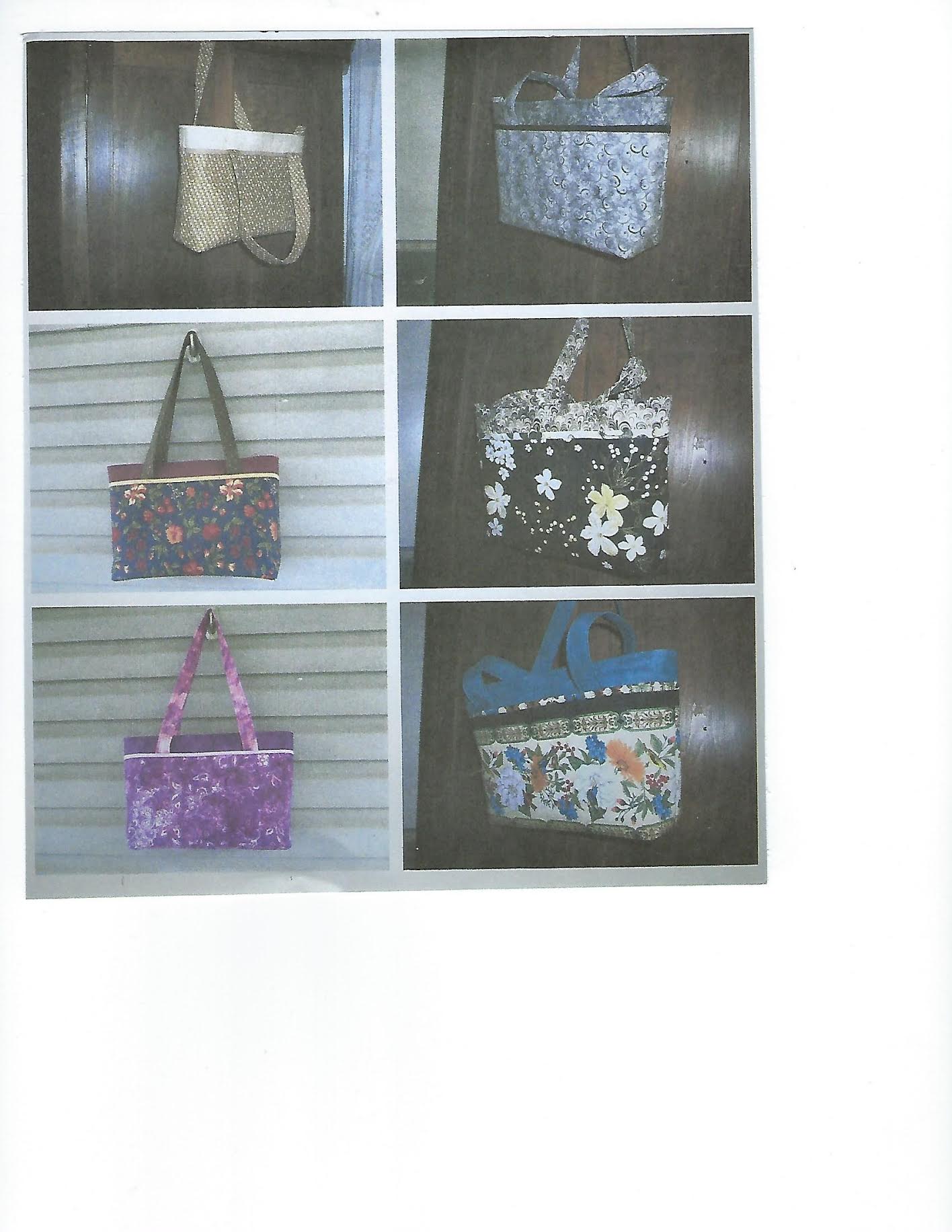 Photo of the riveria handbags to be made in class