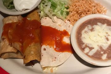Enchilada & Chile Relleno — Bethpage, NY — Mangoes Mexican Bar & Grill Enchilada & Chile Relleno — Bethpage, NY — Mangoes Mexican Bar & Grill