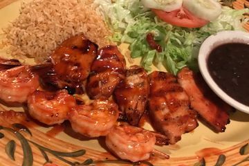 Barbecue Shrimp & Chicken — Bethpage, NY — Mangoes Mexican Bar & Grill