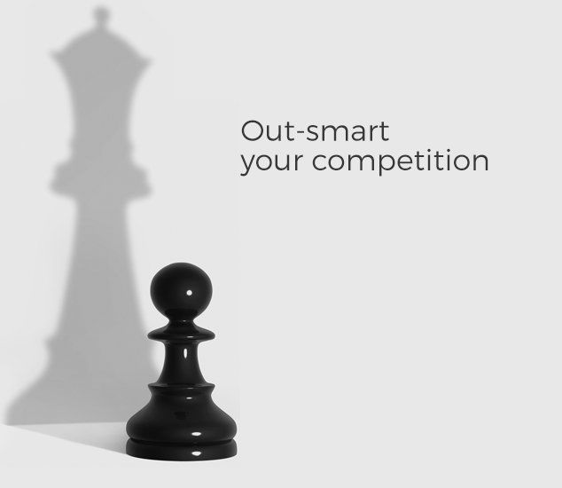 Outsmart your competition concept by Marlik Group Inbound Marketing Agency