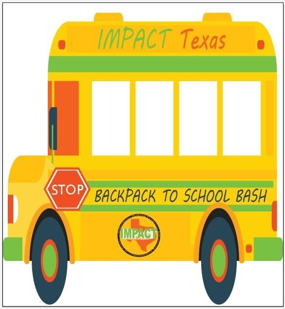 Yellow school bus with 