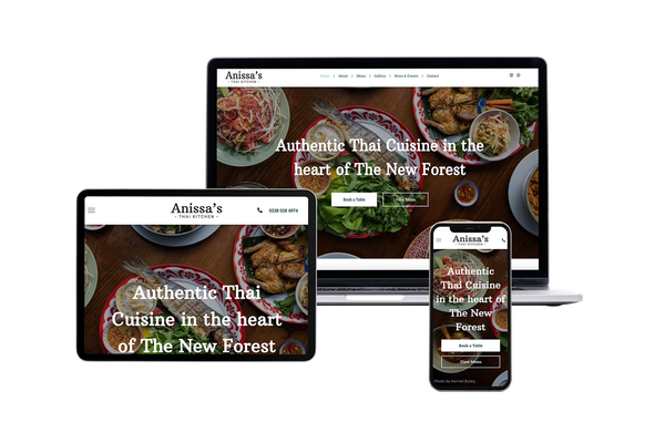 The Annisa Kitchen website & SEO Service in Lyndhurst