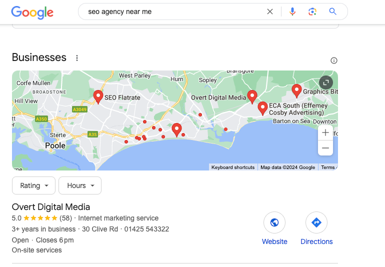 Appear at the top of Google Maps and increase your leads and customers