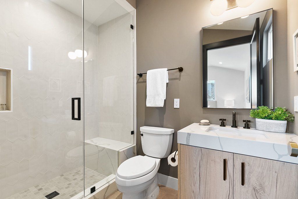 Bathroom shower and vanity renovation in Irvine, CA