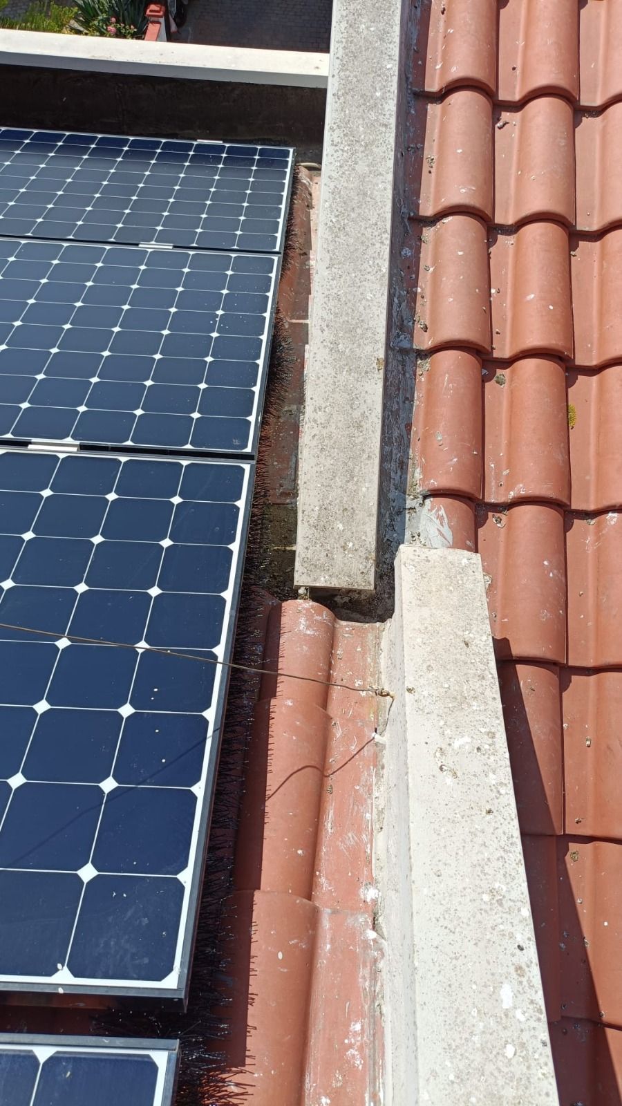 Pulizia di pannelli solari