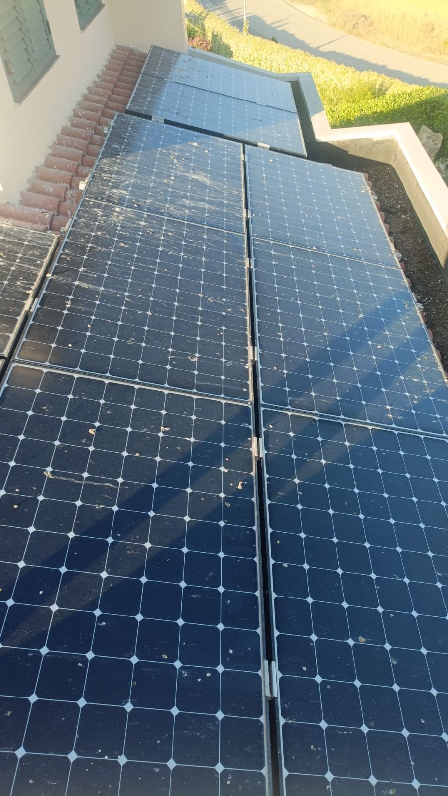 Pulizia di impianto fotovoltaico