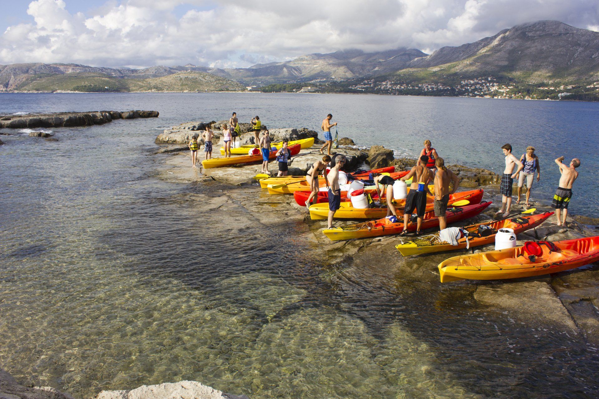 sea kayaking cavtat tours