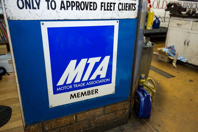 MTA Logo Painted In Wall - Adelaide, SA - Silver’s Auto Centre