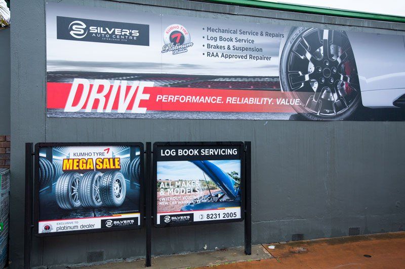Two Signage Beside Of The Shop - Adelaide, SA - Silver’s Auto Centre