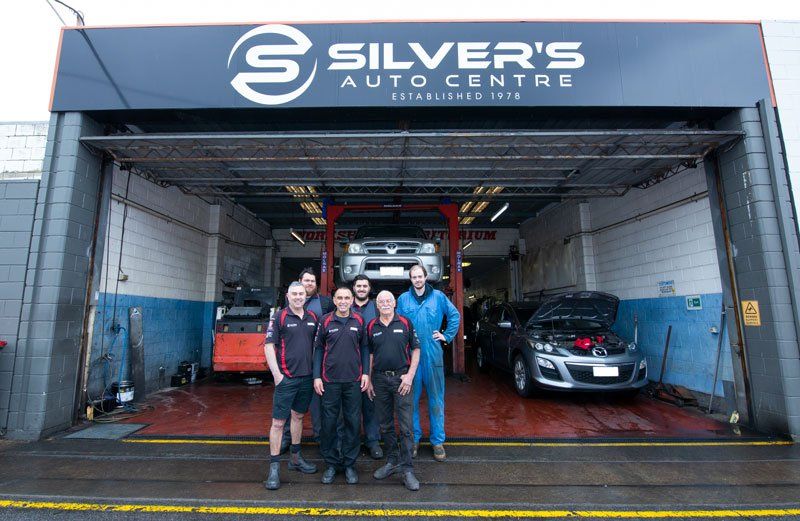 The Staffs In Front Of The Shop - Adelaide, SA - Silver’s Auto Centre