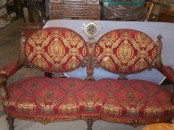 Restored Victorian Loveseat — Mountainside, NJ — Maxwell's Furniture Restoration