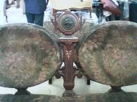 Aged Victorian Loveseat — Mountainside, NJ — Maxwell's Furniture Restoration